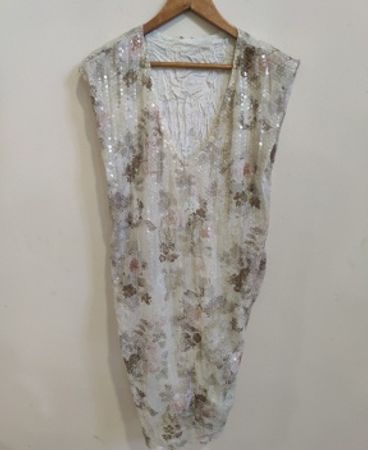 Sequin Floral Dress