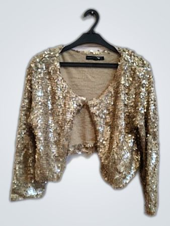Gold Sequin Top