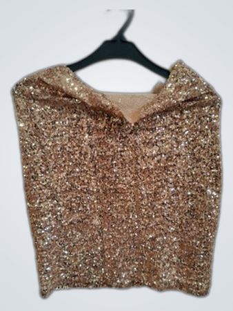 Gold Sequin Top