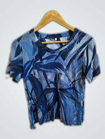 Blue Printed T-Shirt