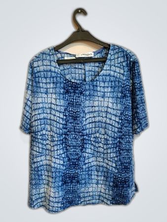 schmeinck Blue Patterned Blouse