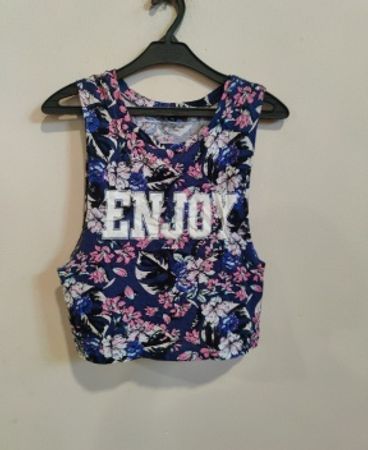 TALLY WEIXL Floral Sleeveless Top