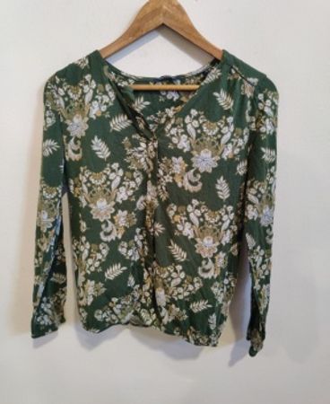 Marc O'Polo Green Floral Blouse
