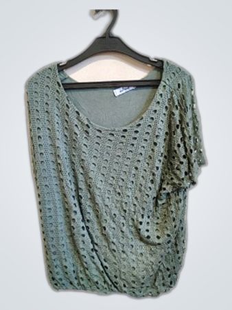 Julia Brown Crochet Top