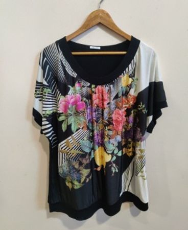Blouse with Floral Design