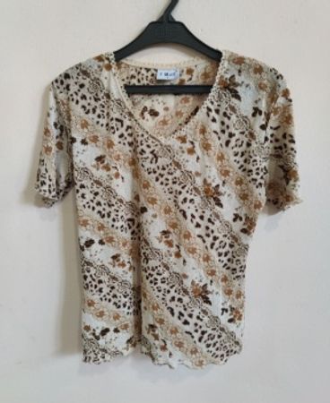 X-Mail Leopard Print Blouse