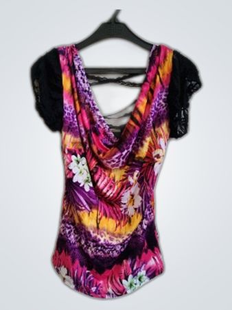 Multicolored Floral Top