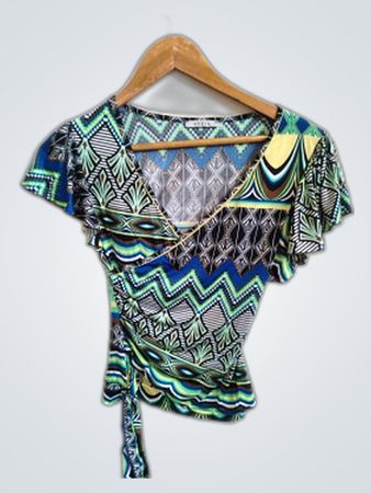 Sépia Patterned Top