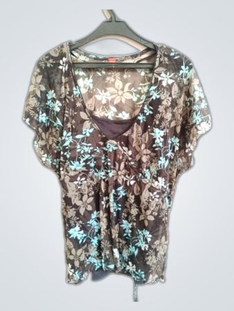 s.Oliver Floral Sheer Top