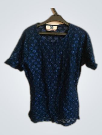 Blue Lace Top