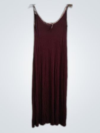 Long Maroon Dress