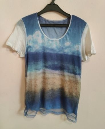 Blue Beach Graphic T-Shirt