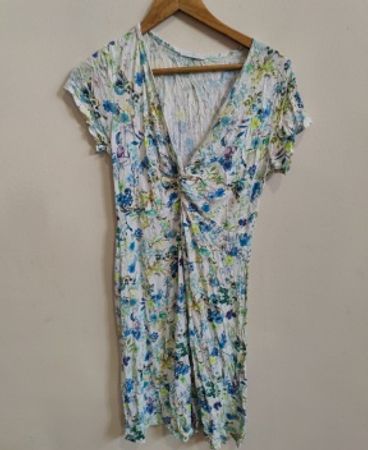 Floral Short-Sleeve Dress