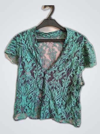 Green Lace Blouse