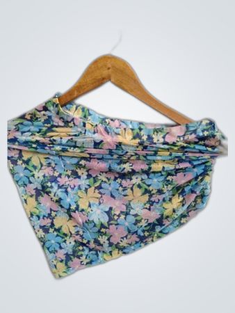 Floral Asymmetrical Top