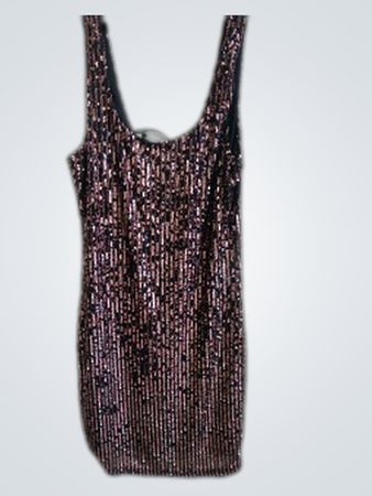 Topshop Sequined Dress