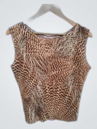 Marks & Spencer Leopard Print Sleeveless Top