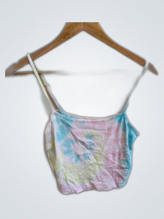 Tie-Dye Crop Cami Top