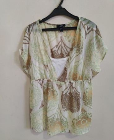 AGB Floral Short Sleeve Top