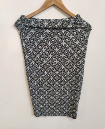 River Island Black Geometric Print Mini Skirt