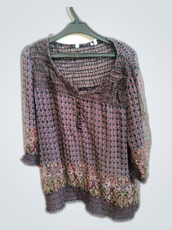 Unbranded Ruffled Embroidered Blouse