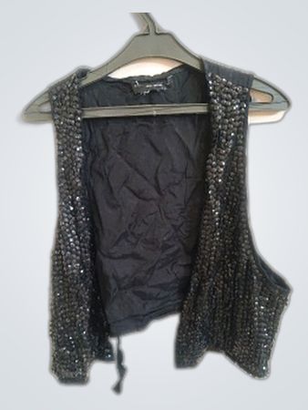 Souk Design Black Sequined Vest