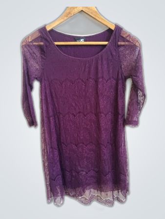 Jeans & JC Purple Lace Top