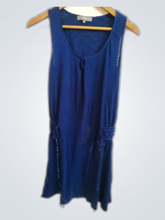 Blue Sleeveless Dress