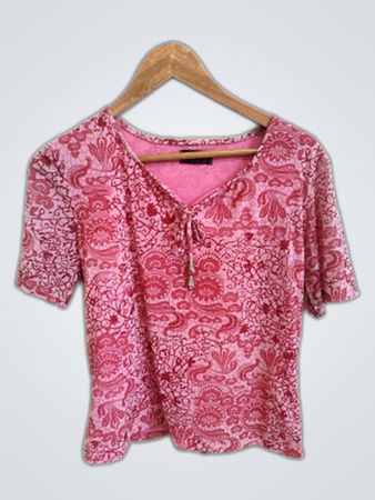 LIDA Pink Paisley Blouse