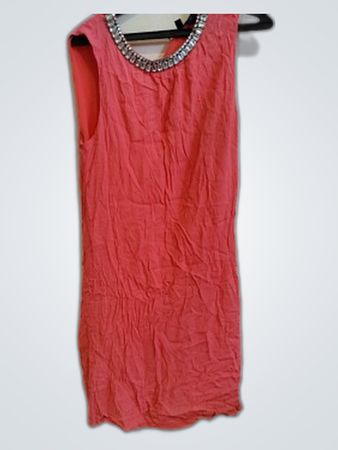 violeta by MARGO Pink Beaded Dress