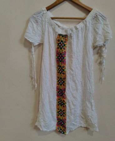 Atmosphere White Off-The-Shoulder Top