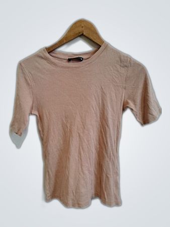 ZARA Short Sleeve Crewneck Top