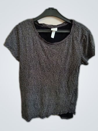 Avenue Women's Gray Speckled T-Shirt