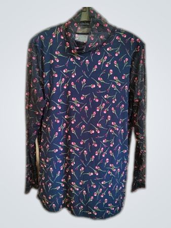 Blouse with Floral Pattern