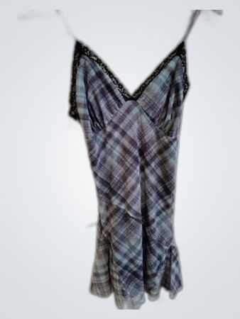 Primark Plaid Lace Cami Top