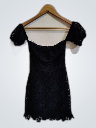 Bershka Night Out Black Lace Dress