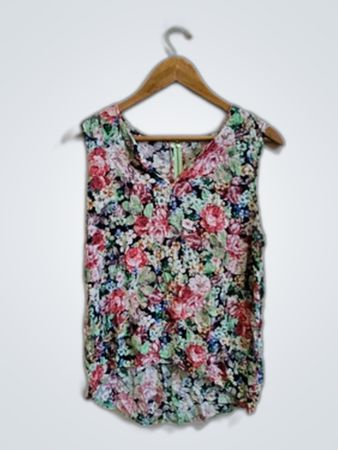 Floral Sleeveless Top