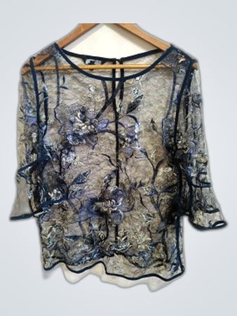 Next Floral Sheer Top