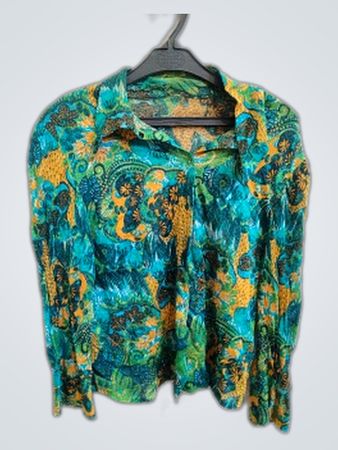 Blouse with Paisley Pattern