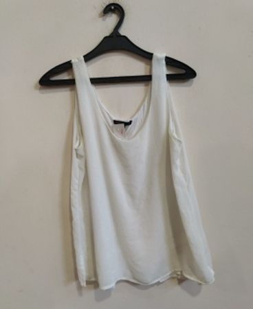 MANGO White Tank Top