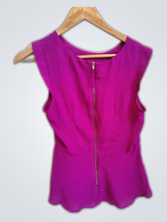 Magenta Sleeveless Top