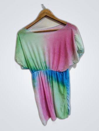 Multicolor Tie-Dye Dress