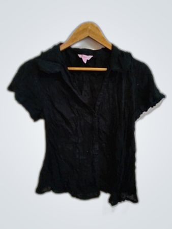 Mango Black Blouse