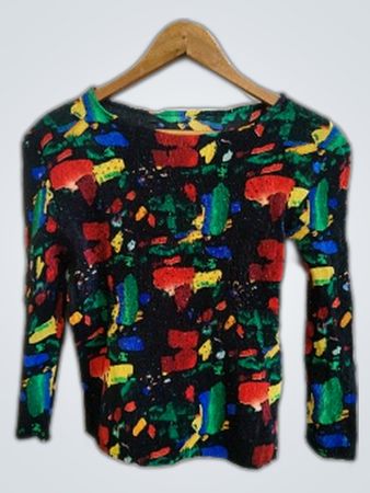Multicolored Long-Sleeve Top