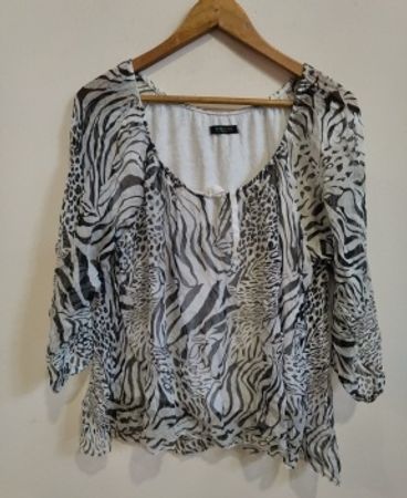Animal Print Blouse