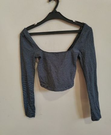 Selfridges Blue Striped Long Sleeve Top