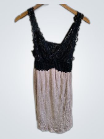 Black and White Lace Dress
