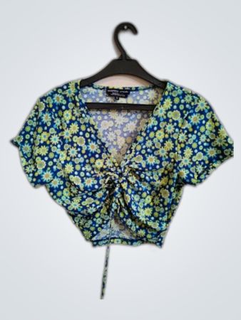 Blue Floral Top