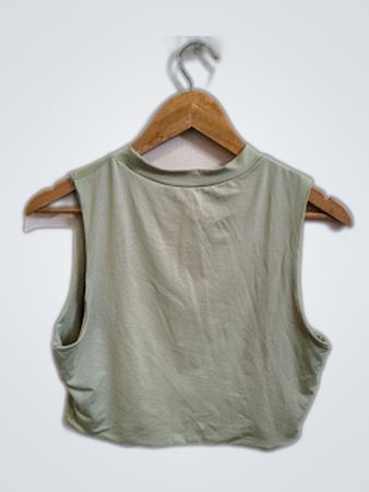 Green Sleeveless Top