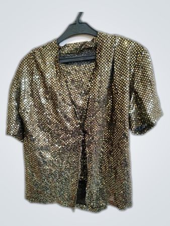 Gold Sequined Top
